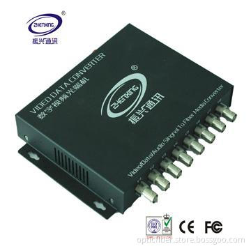 8 Channel Data 1 Video Digital Optical Converter